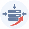 访问量不断增长图标